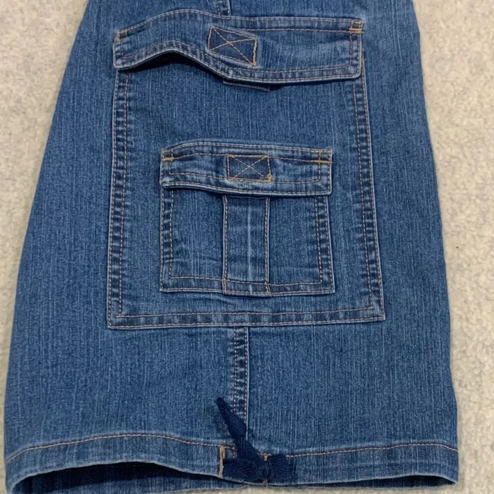 Style & Co., Denim Cargo Capris - Picture 5 of 10